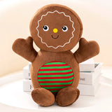 HOLIDAYGINGER – Zachte peperkoek-pluche kussen voor een warme feestelijke sfeer