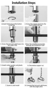 FLEXISPOUT – Flexibele Kraan met 360° Sprayfunctie voor Bad & Keuken