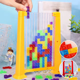 Tetris Bouwblok Spel – Creatieve Strategie en Plezier voor de Hele Familie