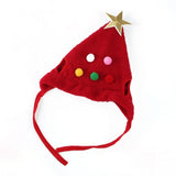 PAWSHINE – Pluche kerstmuts met elegante gouden rand voor huisdieren