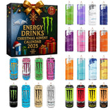 FestiveAura | Exclusieve Energiedrank Adventskalender met 24 Premium Selecties