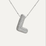 Diamanten Ketting met Letter