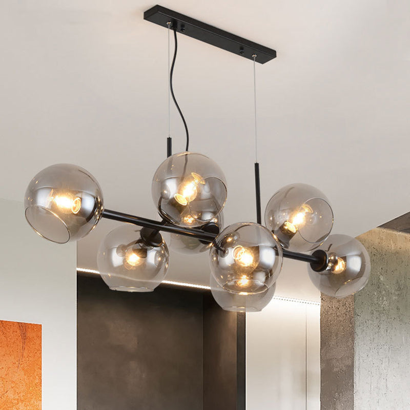 Moderne Eettafel Kroonluchter – Strakke Minimalistische LED Hanglamp