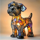SCHIMMER-STATUE – Artistieke LED-nachtlamp met hondenrasmotief