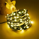 LIGHTLEAF – Warme LED Lichtenketting voor stijlvolle buiten- en tuindecoratie