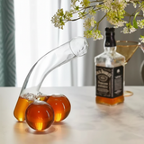 Norvo | Unieke Glazen Karaf (650 ml) – Mode geïnspireerde Decanter voor Dranken