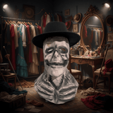 DREADSKULL – Realistische skelettenmasker met hoed voor de ultieme Halloween-transformatie