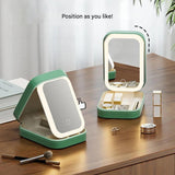 Compacte verlichte make-up organizer voor onderweg - Liora