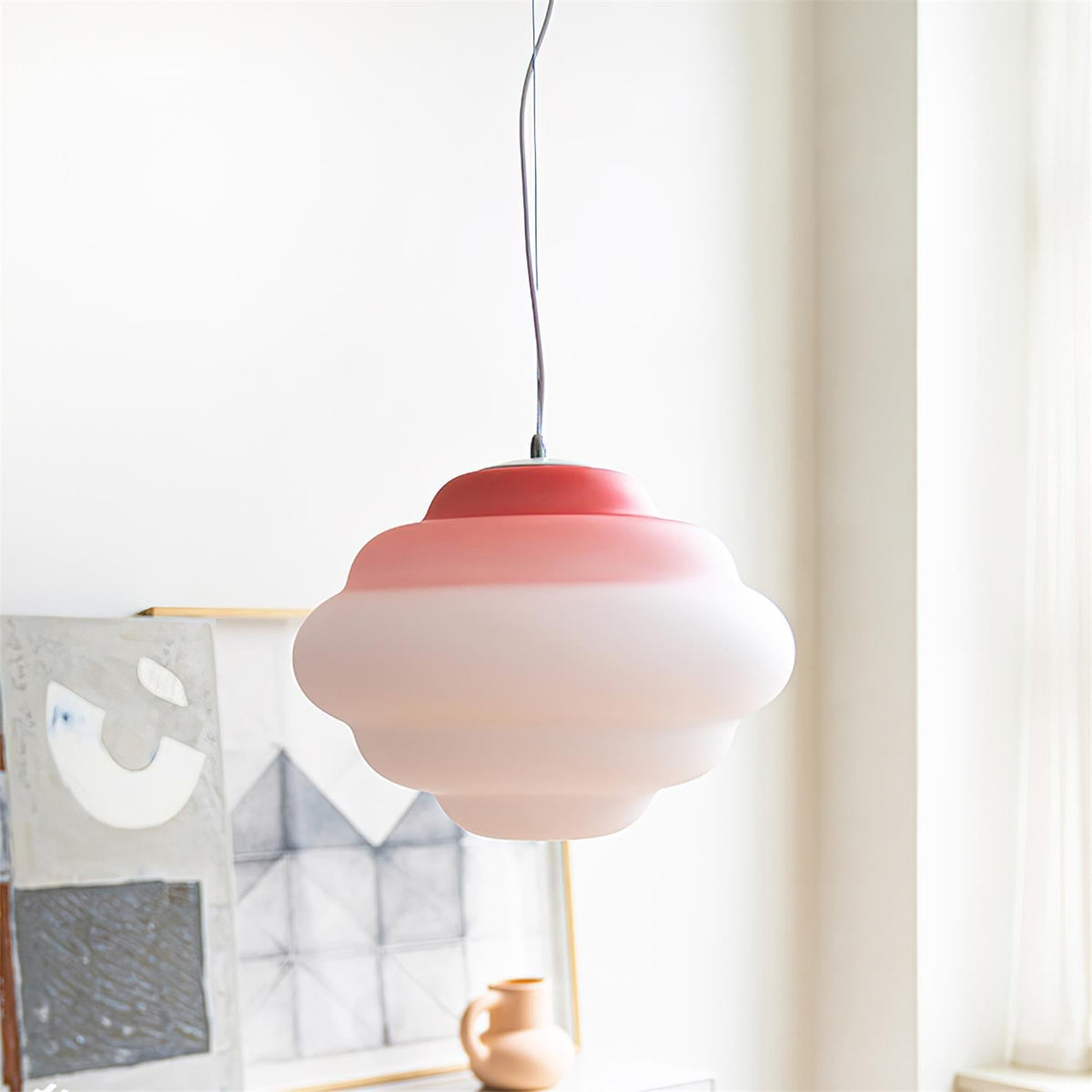 Hanglamp met kleurverloop en zachte lichtverdeling - Aérola