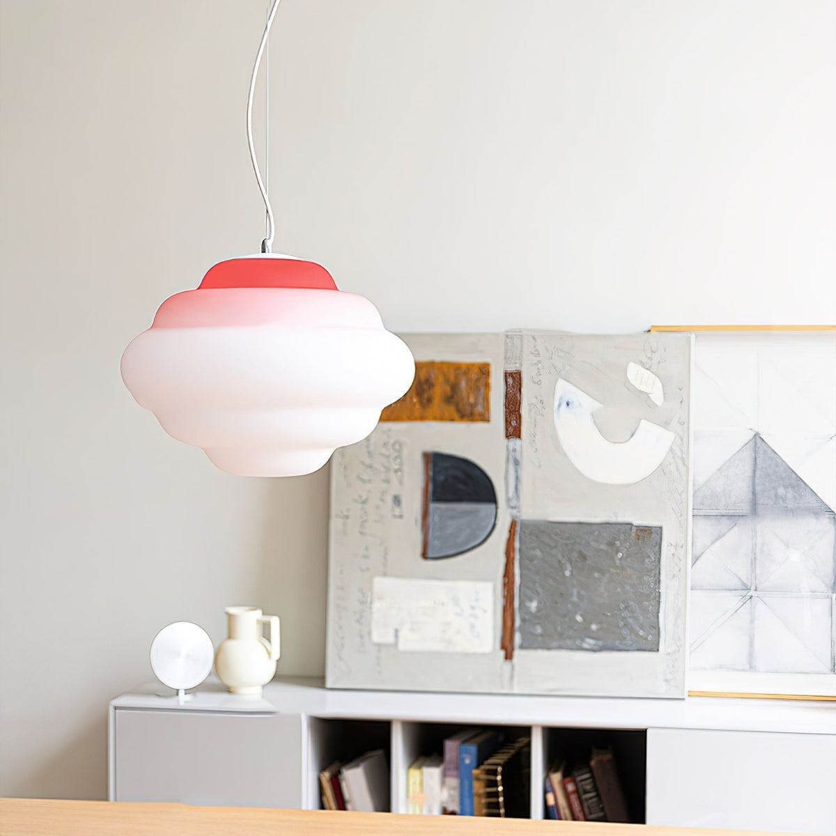 Hanglamp met kleurverloop en zachte lichtverdeling - Aérola