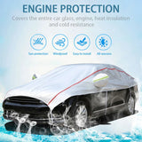 AutoVioro Waterdichte Autohoes | UV- & Hittebescherming | Winddicht & Diefstalbeveiligd | Nano-Oxford-Stof