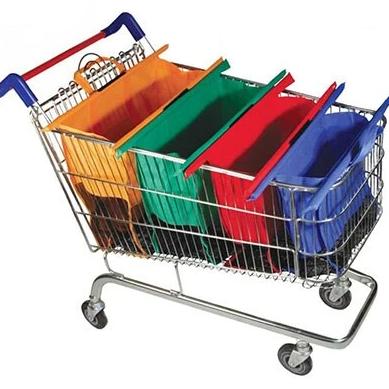 Shopping bags | Gemakkelijk uw boodschappen scheiden! - 4 stuks