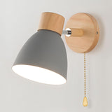 Jandiel - Scandinavische moderne hangende wandlamp met schakelaar in hout