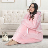 Ultra Zachte Fleece En Wol Hoodie Deken Voor Comfort En Warmte Thuis