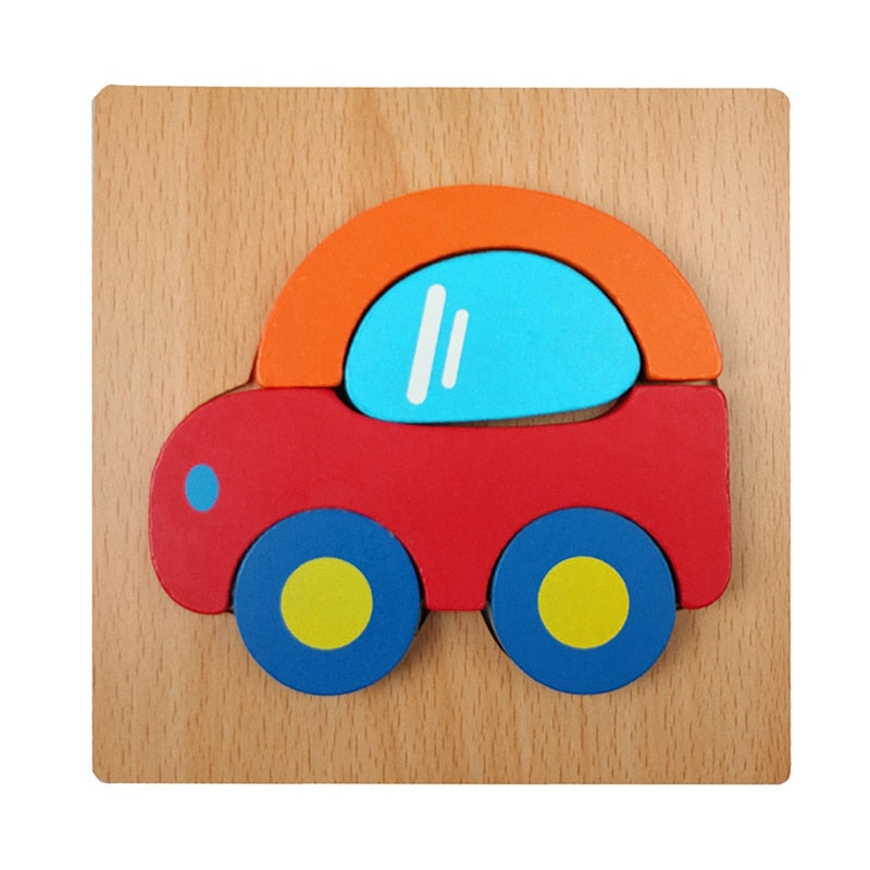 Montessori Leerpuzzel van Hout – KleurenPlezier (1+1 Gratis)