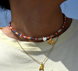 Sandsberg Kralen Ketting met Letters Hanger