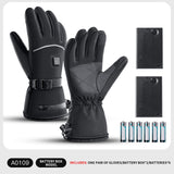 Elektrische Winterhandschoenen - Verwarmd | 3 Temperatuurkeuzes | Waterdicht