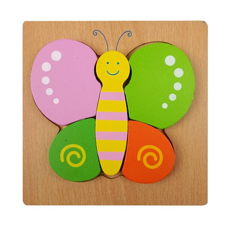 Montessori Leerpuzzel van Hout – KleurenPlezier (1+1 Gratis)