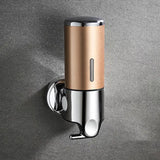 PureFlow - Wandgemonteerde zeepdispenser met twee compartimenten voor een nette badkamer