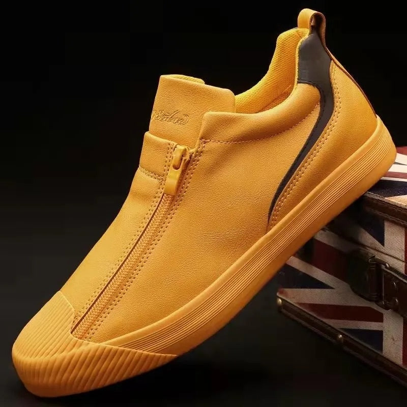 Heren Sneakers met Rits en Comfort – Noah