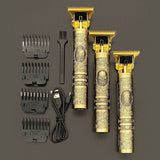 Skulltrim – Vintage Baardtrimmer met Accu & Precisiesnit voor Baard & Haar