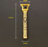 Skulltrim – Vintage Baardtrimmer met Accu & Precisiesnit voor Baard & Haar