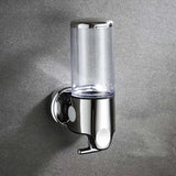 PureFlow - Wandgemonteerde zeepdispenser met twee compartimenten voor een nette badkamer