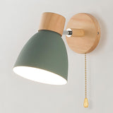 Jandiel - Scandinavische moderne hangende wandlamp met schakelaar in hout