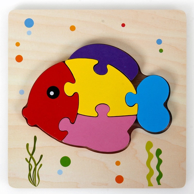 Montessori Leerpuzzel van Hout – KleurenPlezier (1+1 Gratis)