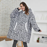 Ultra Zachte Fleece En Wol Hoodie Deken Voor Comfort En Warmte Thuis