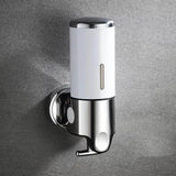 PureFlow - Wandgemonteerde zeepdispenser met twee compartimenten voor een nette badkamer