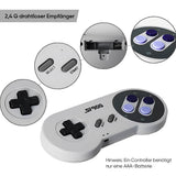 HD Retro Gaming Console | Geïntegreerde 926 Spellenbibliotheek | Dual 2.4GHz Draadloze Controllers | HDMI 4K Upscaling Interface | Plug-and-Play 16-Bit Emulatiesysteem | 10-Meter Transmissiebereik