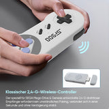 HD Retro Gaming Console | Geïntegreerde 926 Spellenbibliotheek | Dual 2.4GHz Draadloze Controllers | HDMI 4K Upscaling Interface | Plug-and-Play 16-Bit Emulatiesysteem | 10-Meter Transmissiebereik