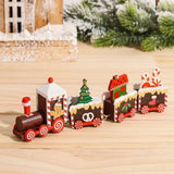 NORTHLINE – Feestelijke Trein Kerstdecoratie van Hout en Kunststof