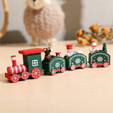 NORTHLINE – Feestelijke Trein Kerstdecoratie van Hout en Kunststof
