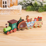 NORTHLINE – Feestelijke Trein Kerstdecoratie van Hout en Kunststof