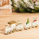NORTHLINE – Feestelijke Trein Kerstdecoratie van Hout en Kunststof
