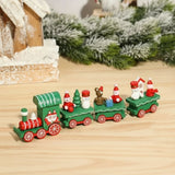 NORTHLINE – Feestelijke Trein Kerstdecoratie van Hout en Kunststof