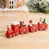 NORTHLINE – Feestelijke Trein Kerstdecoratie van Hout en Kunststof