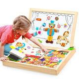 Magnetisch teken- en puzzelbord
