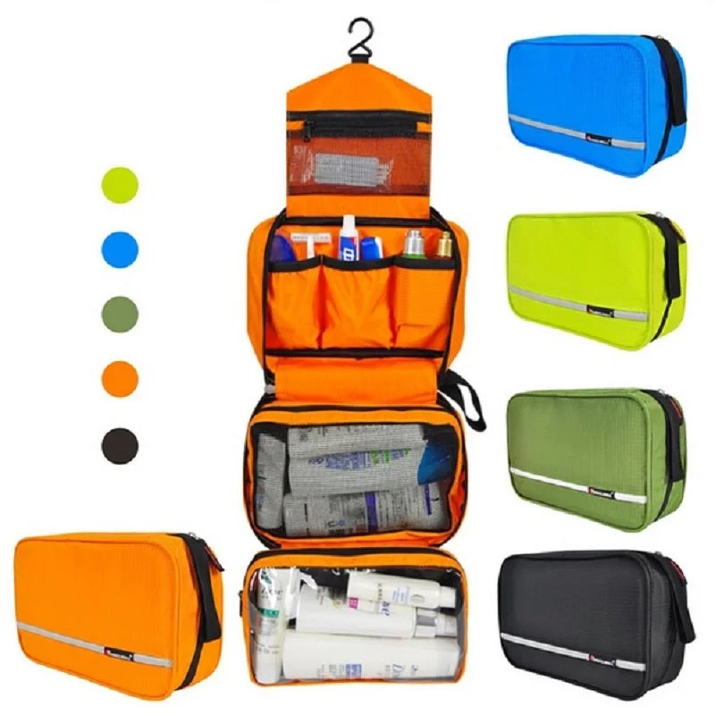 Travelior MaxPack Grote Waterdichte Toilettas voor Mannen & Vrouwen | Reis Toilettas | Robuust Ontwerp & Veel Opbergruimte