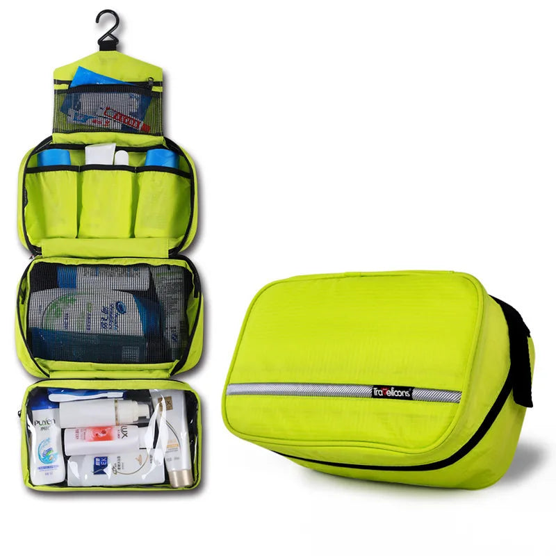 Travelior MaxPack Grote Waterdichte Toilettas voor Mannen & Vrouwen | Reis Toilettas | Robuust Ontwerp & Veel Opbergruimte