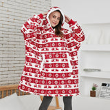 Ultra Zachte Fleece En Wol Hoodie Deken Voor Comfort En Warmte Thuis