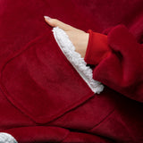 Ultra Zachte Fleece En Wol Hoodie Deken Voor Comfort En Warmte Thuis