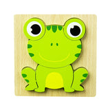 Montessori Leerpuzzel van Hout – KleurenPlezier (1+1 Gratis)