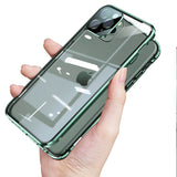 iPhone-hoes van gehard glas