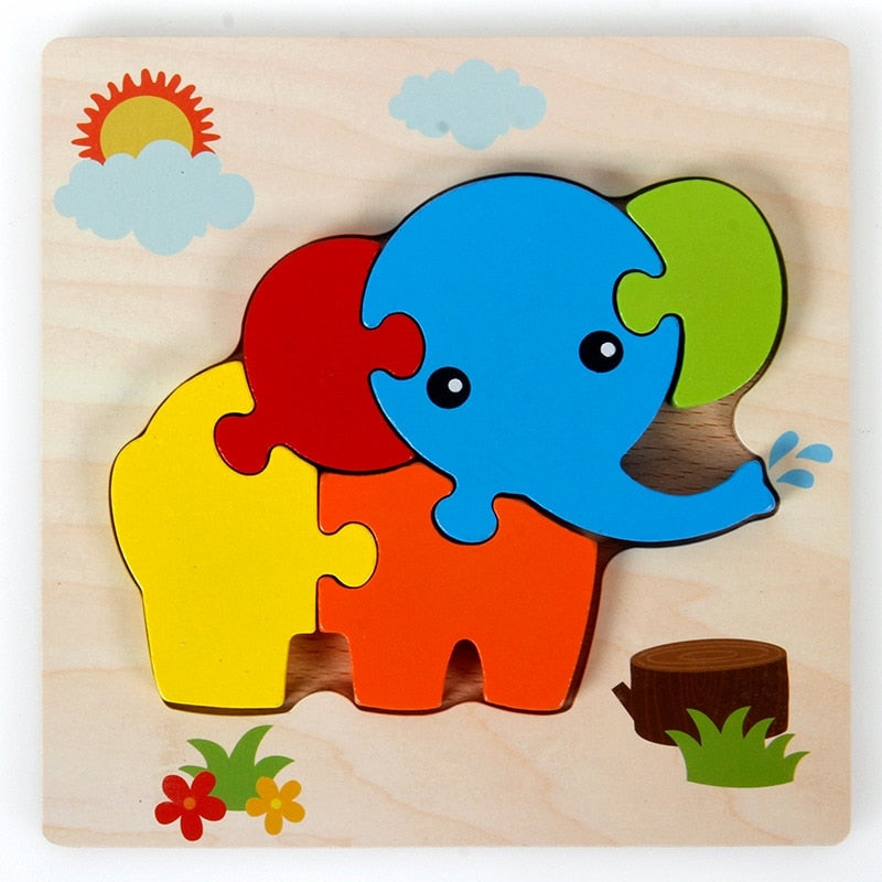 Montessori Leerpuzzel van Hout – KleurenPlezier (1+1 Gratis)
