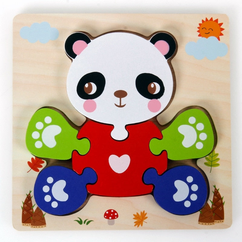 Montessori Leerpuzzel van Hout – KleurenPlezier (1+1 Gratis)