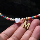 Sandsberg Kralen Ketting met Letters Hanger
