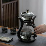 Artisan Theepot Set - Unieke Druppelvrije Theepot met Magnetische Uitloop, Theefilter en Ergonomische Handgreep
